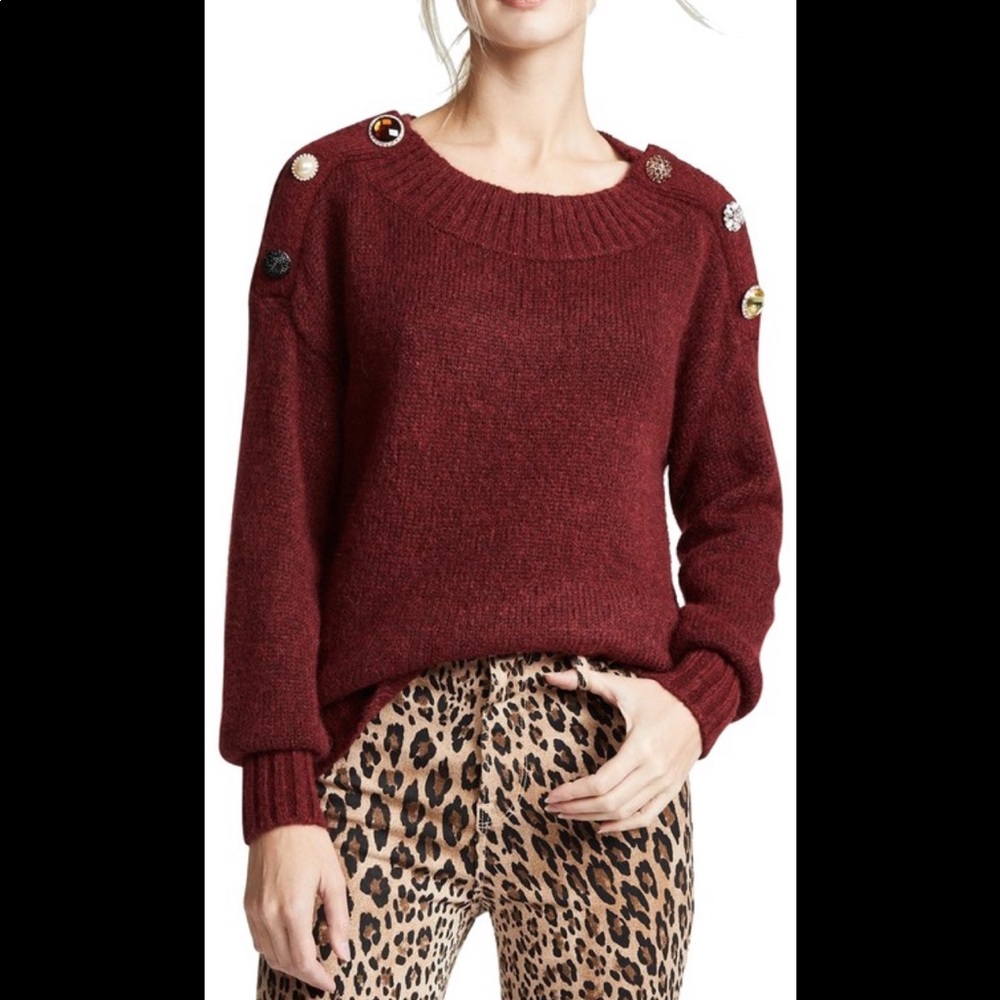 Veronica Beard Alpaca Chase Sweater M